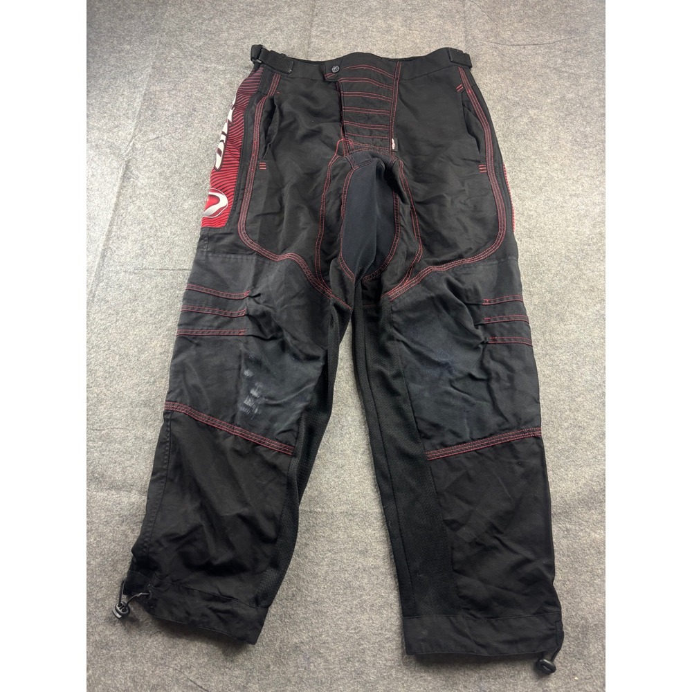Dye Core Division Hybrid Paintball Pants Black Red Youth Size 30x30‎
